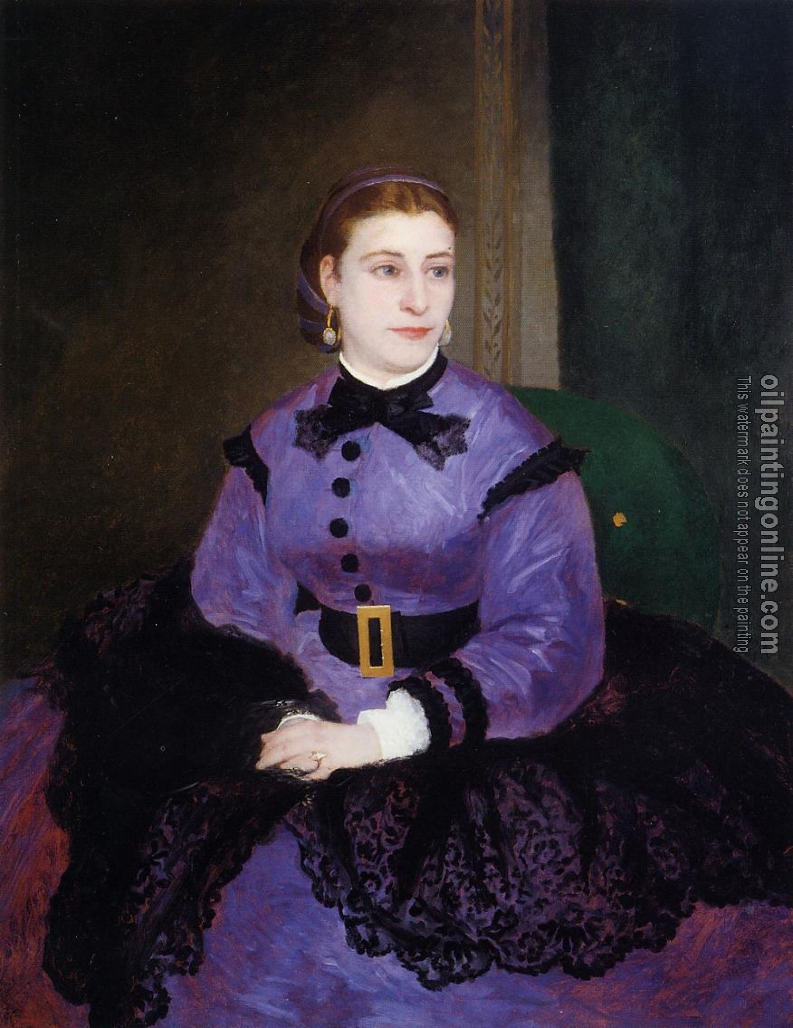 Renoir, Pierre Auguste - Mademoiselle Sicotg